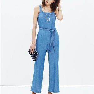 Madewell size 8 denim jumpsuit